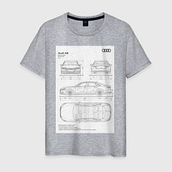 Мужская футболка Audi A8