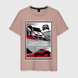 Мужская футболка Audi Sport автомобиль