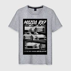 Мужская футболка Mazda rx-7 JDM авто