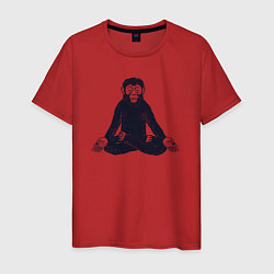 Мужская футболка Yoga monkey