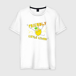 Мужская футболка Friendly little lemon