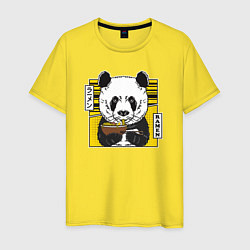 Мужская футболка Панда рамен