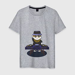 Мужская футболка Кот DJ