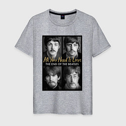 Мужская футболка The Beatles au you need is love