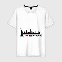 Мужская футболка I love New York