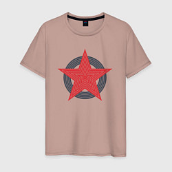 Мужская футболка Red star symbol