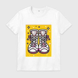 Мужская футболка Розовые ботинки