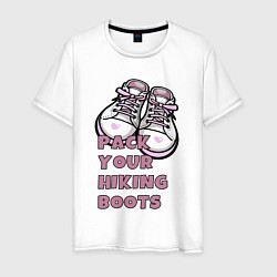 Мужская футболка Pink boots