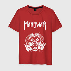 Мужская футболка Manowar rock dog