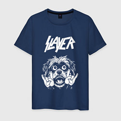 Мужская футболка Slayer rock dog