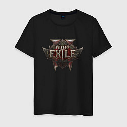 Мужская футболка Path of exile 2 logo