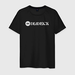 Мужская футболка Deadlock white logo