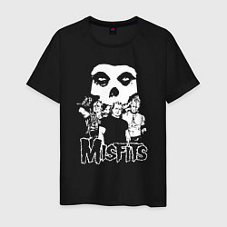 Мужская футболка Misfits band rock