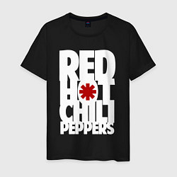 Мужская футболка RHCP - title and logo