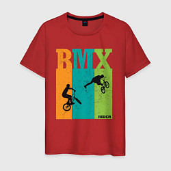 Мужская футболка BMX велосипед