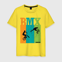 Мужская футболка BMX велосипед
