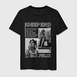 Мужская футболка Stray kids Deep end Felix