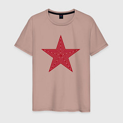 Мужская футболка USSR red star