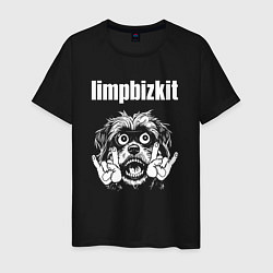 Мужская футболка Limp Bizkit rock dog