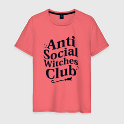 Мужская футболка Anti social witches club