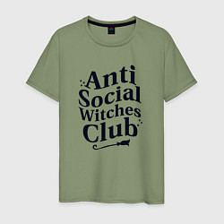 Мужская футболка Anti social witches club