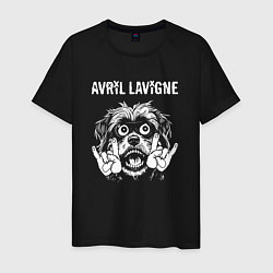 Мужская футболка Avril Lavigne rock dog