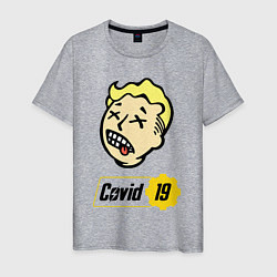 Мужская футболка Vault boy - covid 19