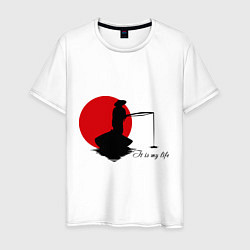 Мужская футболка Японская рыбалка