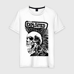 Мужская футболка The exploited skull