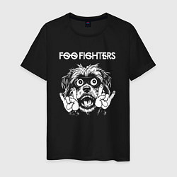 Мужская футболка Foo Fighters rock dog