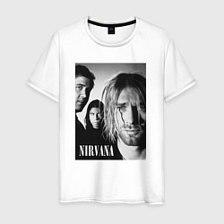 Мужская футболка Nirvana rock band black