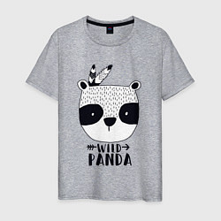 Мужская футболка Wild panda