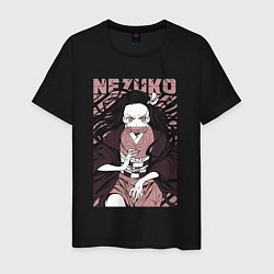 Мужская футболка Nezuko black total cost