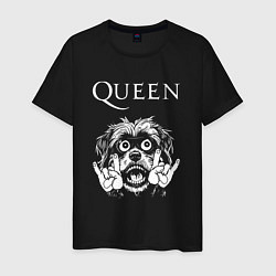 Мужская футболка Queen rock dog