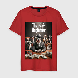 Мужская футболка Dog Corleone and his mafia