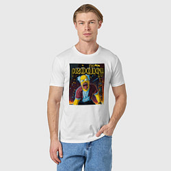 Футболка хлопковая мужская Prodigy by Homer Simpson, цвет: белый — фото 2