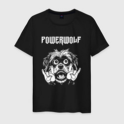 Мужская футболка Powerwolf rock dog