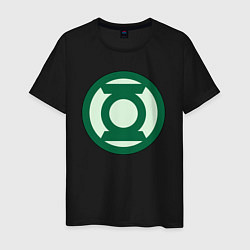 Мужская футболка Green lantern logo