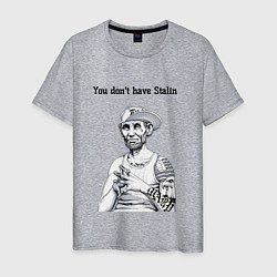 Мужская футболка You dont have Stalin