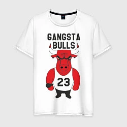 Мужская футболка Gangsta Bulls 23