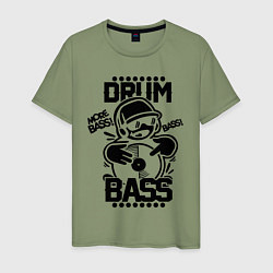Мужская футболка Drum n Bass: More Bass