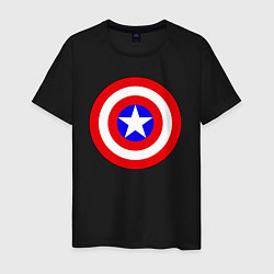 Мужская футболка Captain America logo