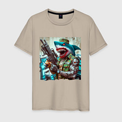Мужская футболка Dude shark - special forces