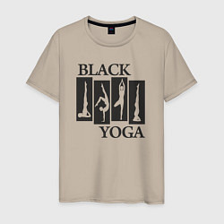 Мужская футболка Yoga black