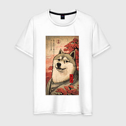 Мужская футболка Doge meme - japan style