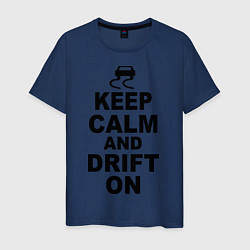 Мужская футболка Keep Calm & Drift On