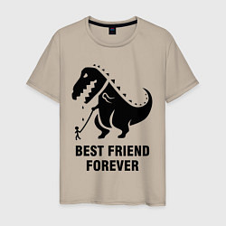 Мужская футболка Godzilla best friend