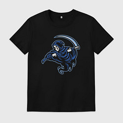 Футболка хлопковая мужская Death mood, цвет: черный