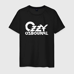 Футболка хлопковая мужская Ozzy Osbourne - logo, цвет: черный