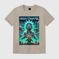 Мужская футболка Morty Smiths nightmare - neon glow